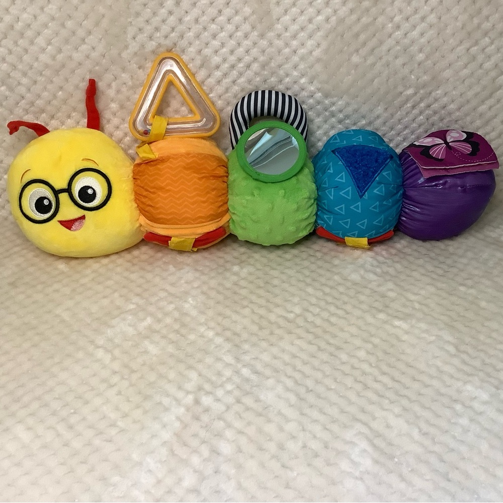 Baby Einstein Sensory Caterpillar 23 inch Attachable Plush Learning Toy 🌈